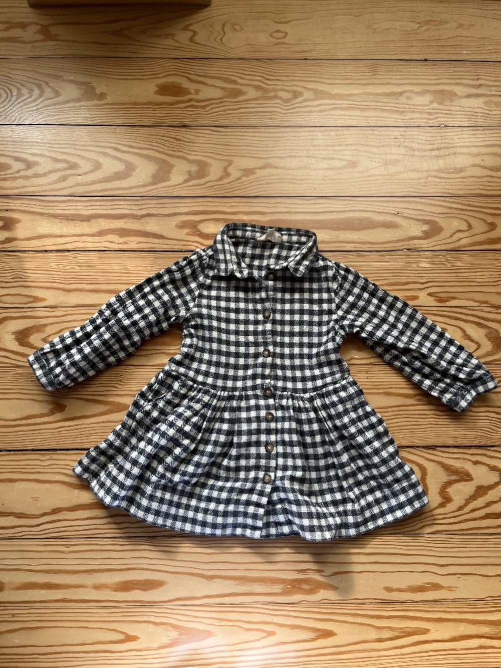 Petite Sezane flannel dress
